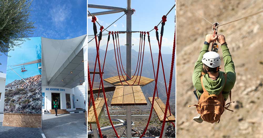 طولانی ترین زیپ لاین جهان در راس الخیمه