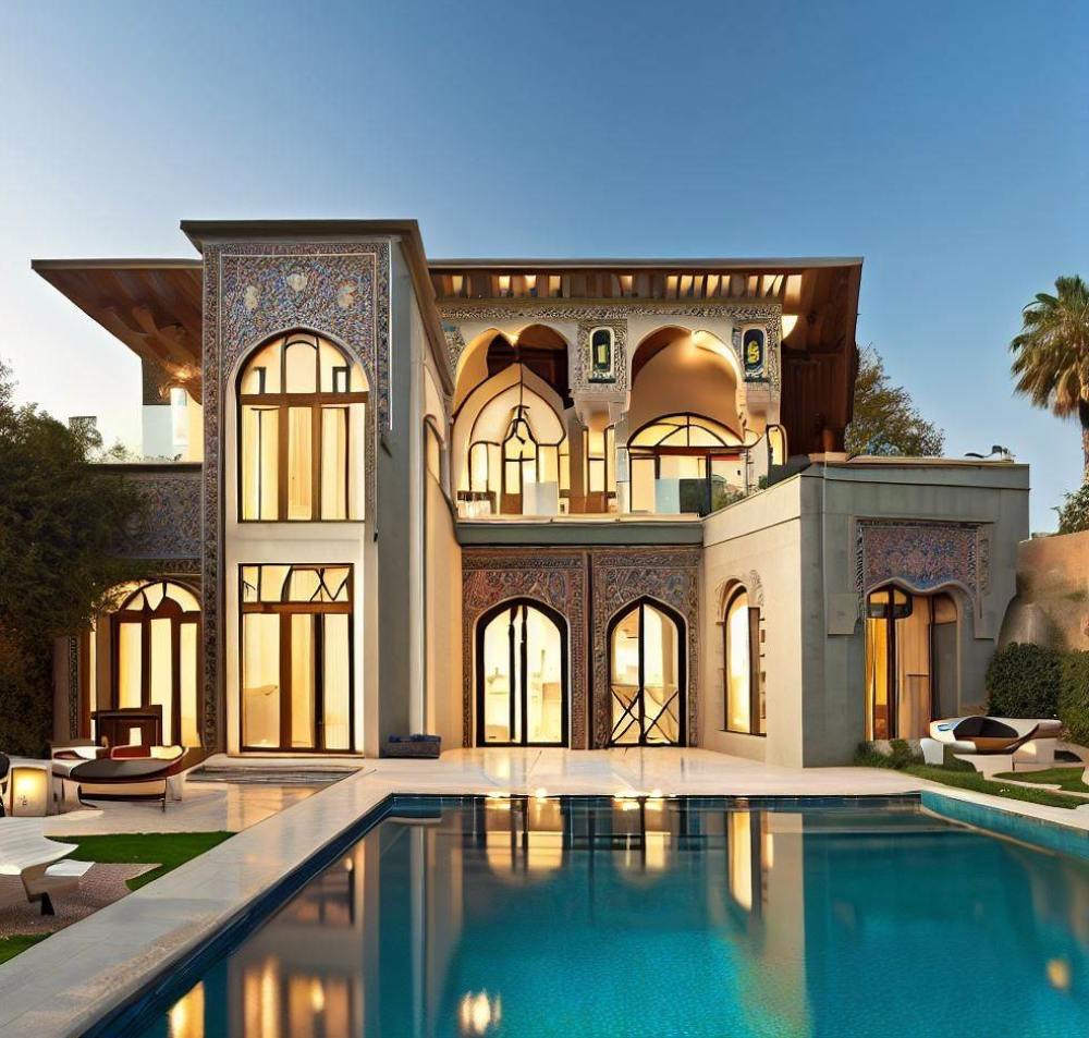 اگر خانه های مدرن، معماری قاجاری داشتند! | عکس + ویدیو