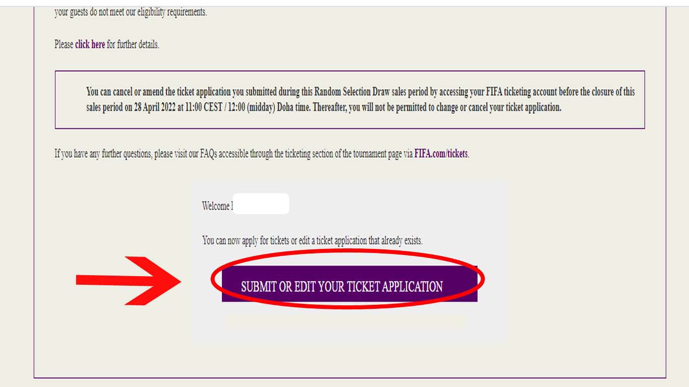 مراحل خرید بلیت جام جهانی قطر