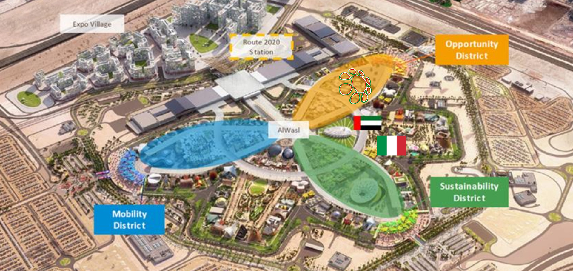 نقشه اکسپو دبی