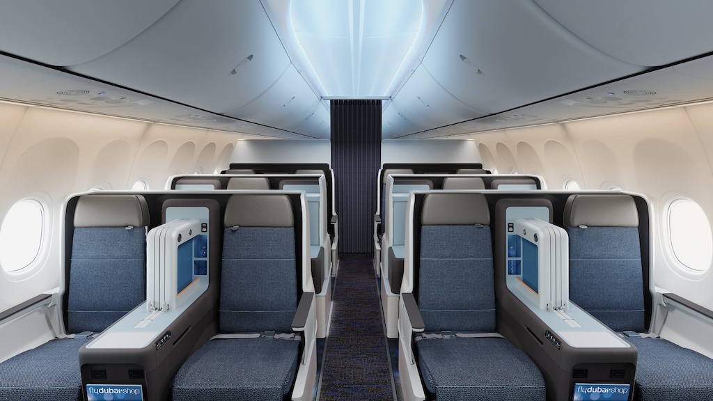 رونمایی از صندلی جدید بیزنسکلاس Flydubai