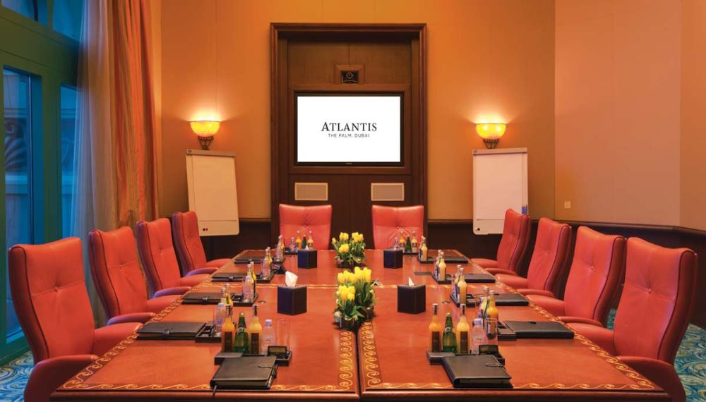 فضای برگزاری رویداد در هتل آتلانتیس پالم دبی