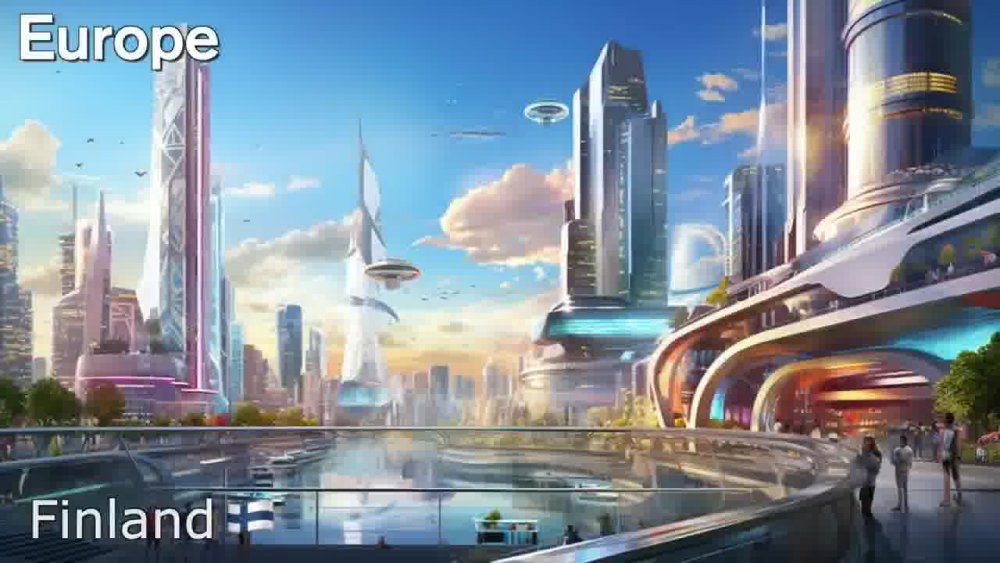 بازسازی تصویر کشورها در سال ۵۰۰۰ میلادی با هوش مصنوعی -  فنلاند