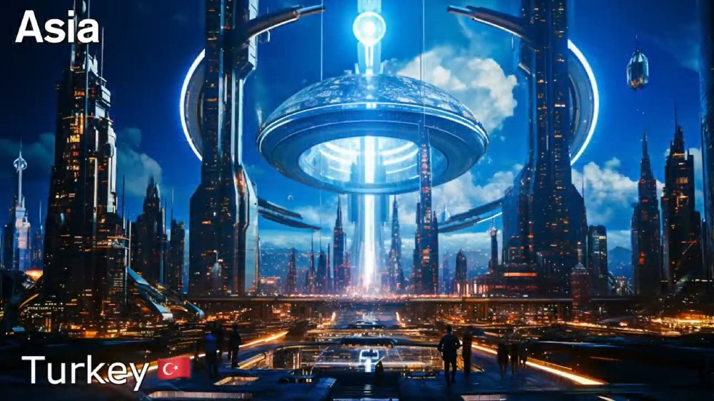 بازسازی تصویر کشورها در سال ۵۰۰۰ میلادی با هوش مصنوعی -  ترکیه