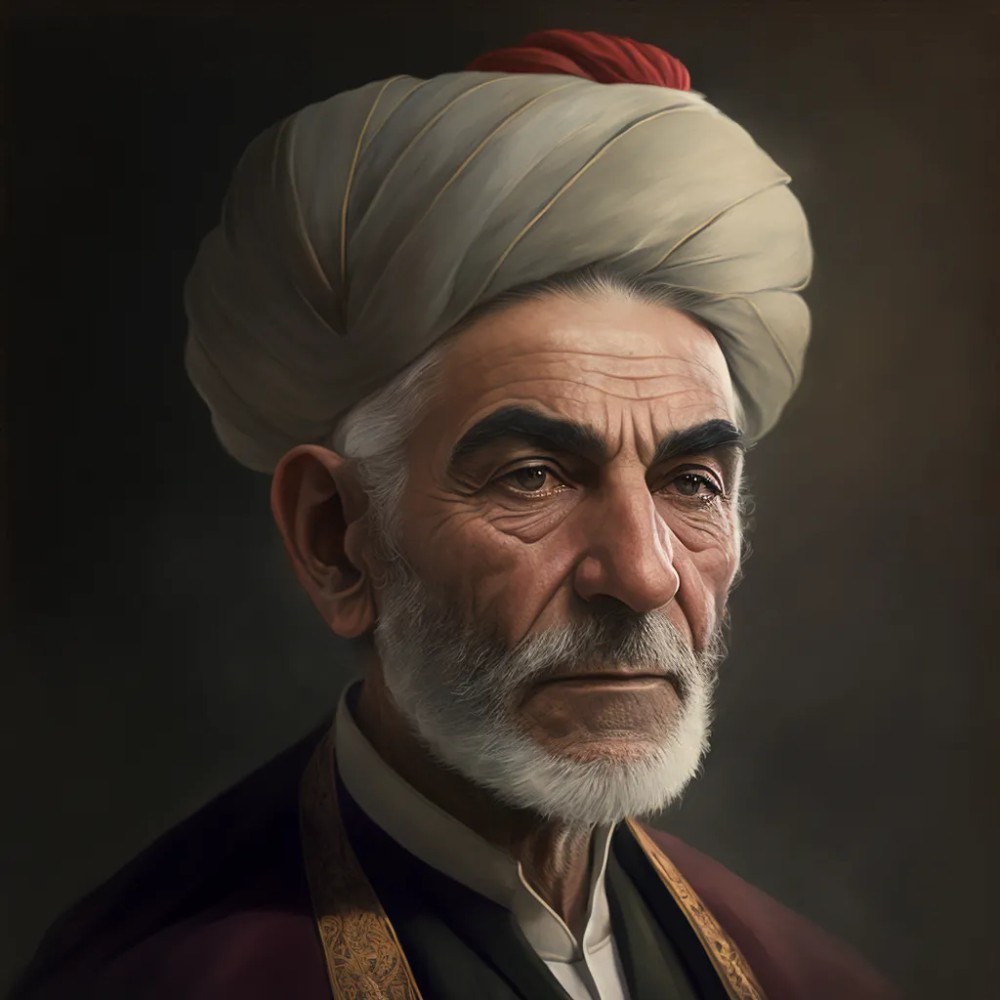 بازسازی چهره شاعران ایرانی با هوش مصنوعی Midjourney  - عطار نیشابوری