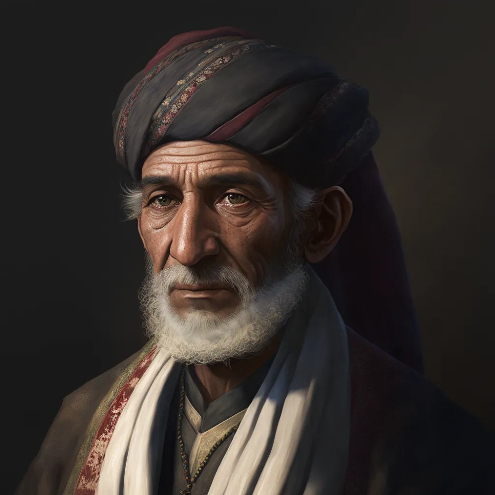 بازسازی چهره شاعران ایرانی با هوش مصنوعی Midjourney  - وحشی بافقی