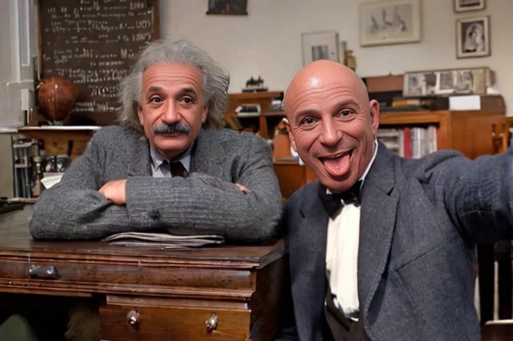 سلفی با هوش مصنوعی - سفر در زمان