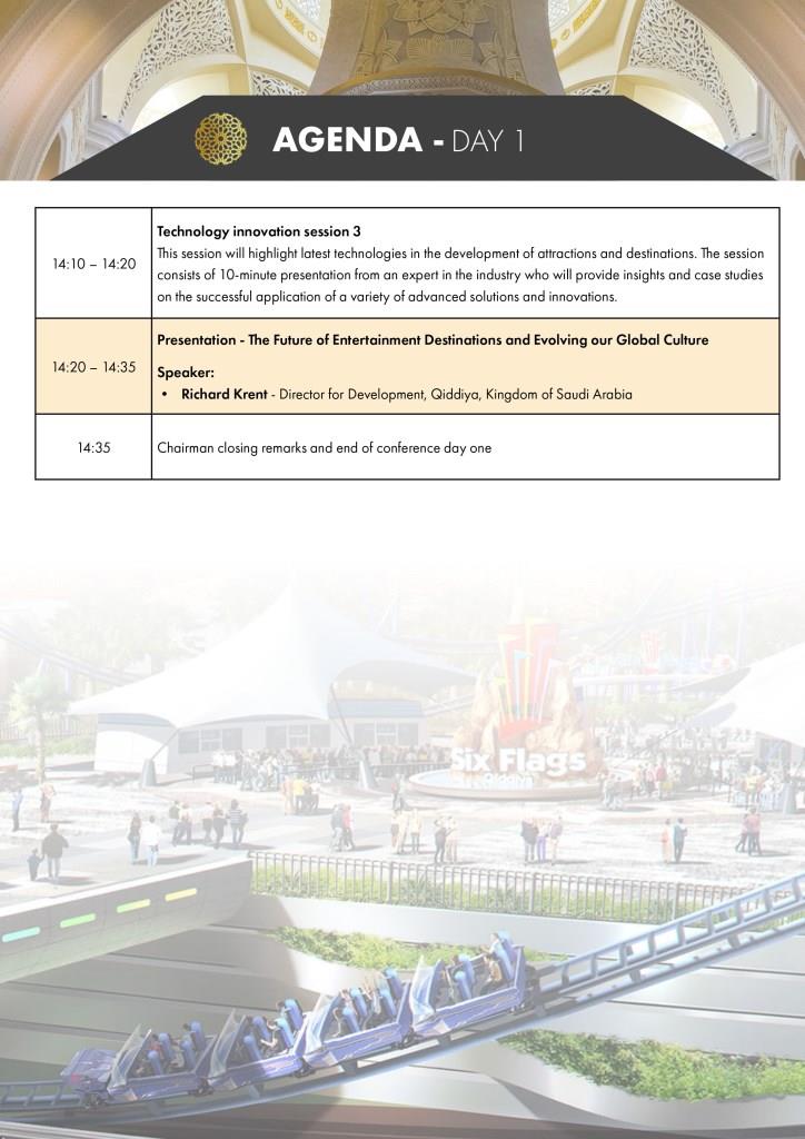 برنامه مجمع بین‌ المللی جاذبه‌ ها و مقاصد منا ۲۰۲۲ - روز اول