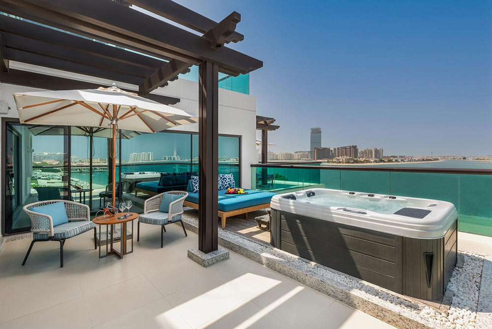 اتاق های هتل تاج دبی