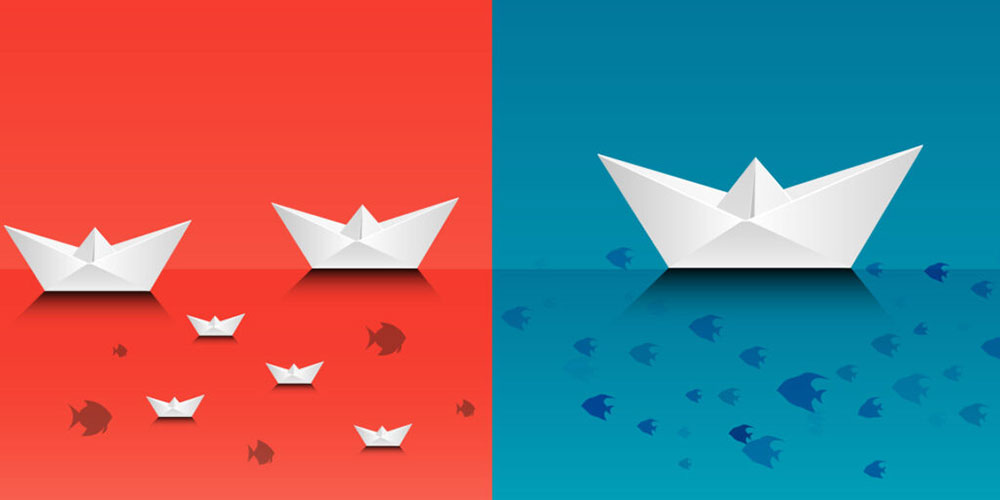 اقیانوس آبی و اقیانوس قرمز- اصطلاحات بازاریابی 