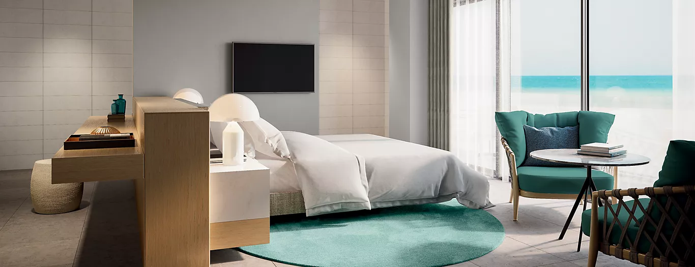 هتل موون پیک راس الخیمه - سوئیت جونیور روبه‌روی ساحل با تراس خصوصی