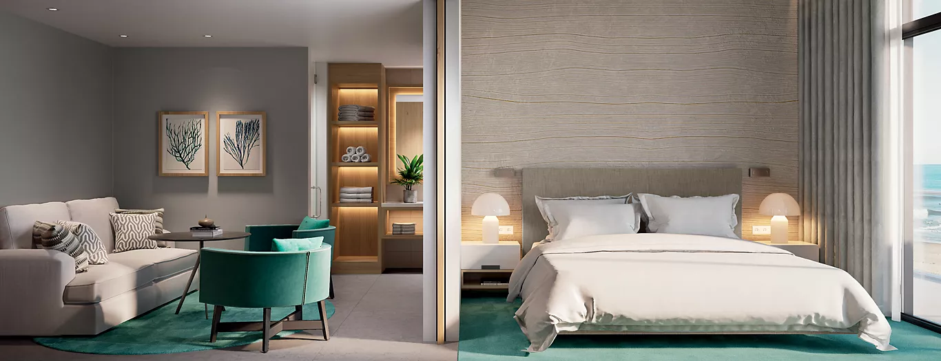 هتل موون پیک راس الخیمه- اتاق خانواده