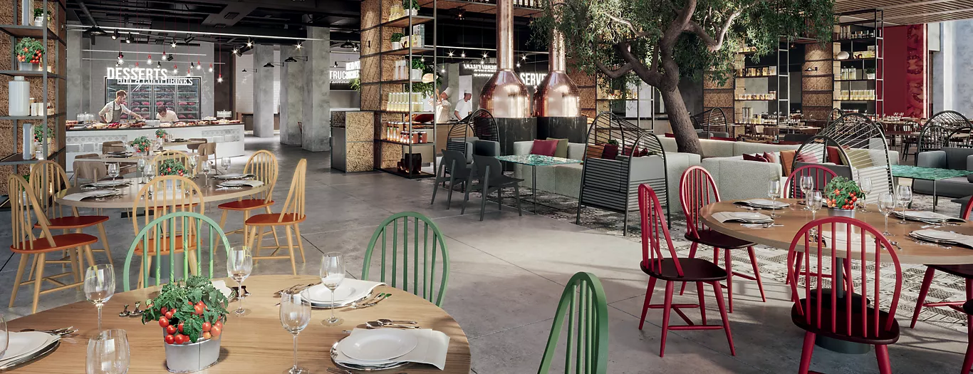 هتل موون پیک راس الخیمه - رستوران Market