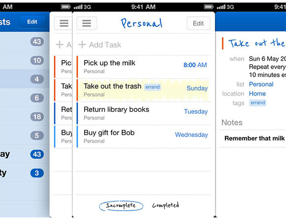 rememeber the milk بهترین اپلیکیشن مدیریت زمان