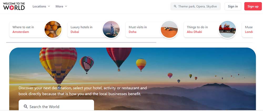 پلتفرم استارتاپ گردشگری منتخب ATM